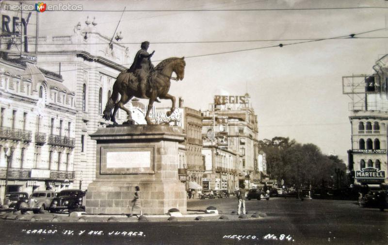 Fotos de Monumento A Carlos IV, Ciudad De México: Carlos IV y Avenida Juarez Ciudad de México.