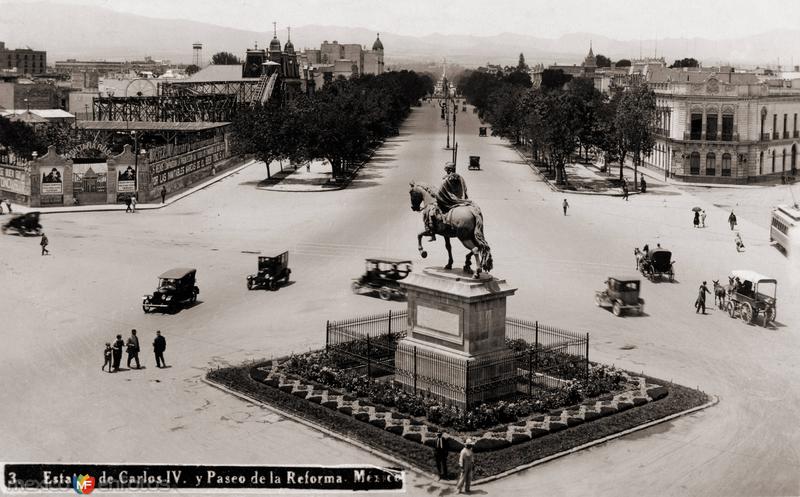 Fotos de Monumento A Carlos IV, Ciudad De México: Monumento a Carlos IV y Paseo de la Reforma