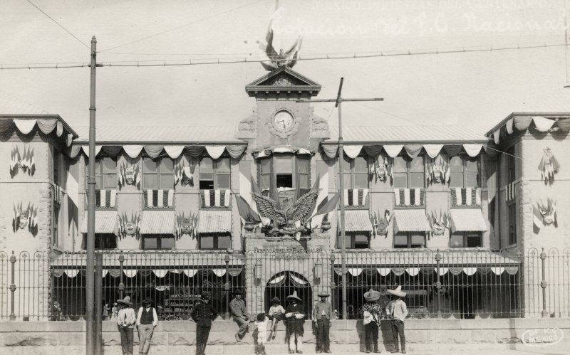Fotos de Estación Colonia, Ciudad De México: Estación Colonia durante las fiestas del Primer Centenario de la Independencia (1910)