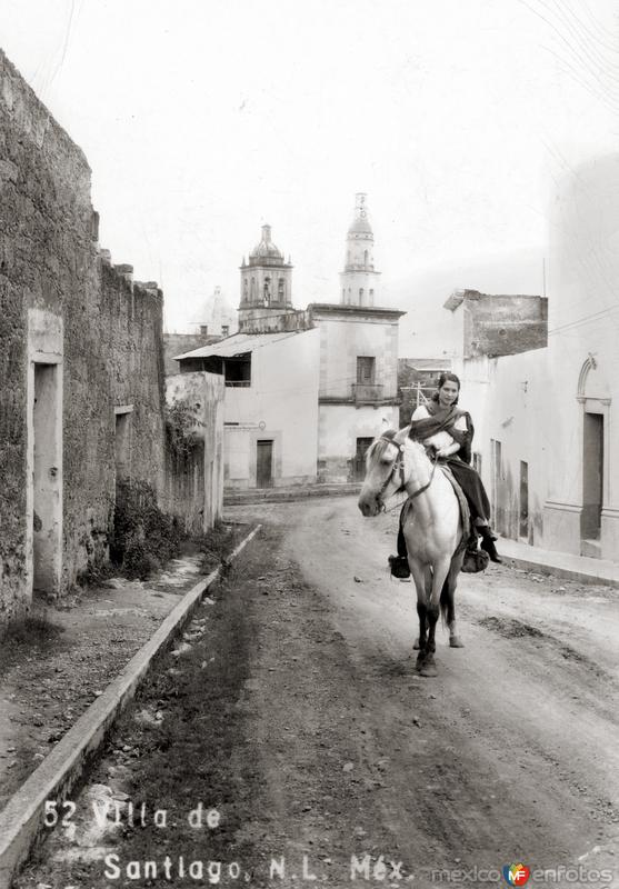 Fotos de Santiago, Nuevo León: Calle en Villa de Santiago