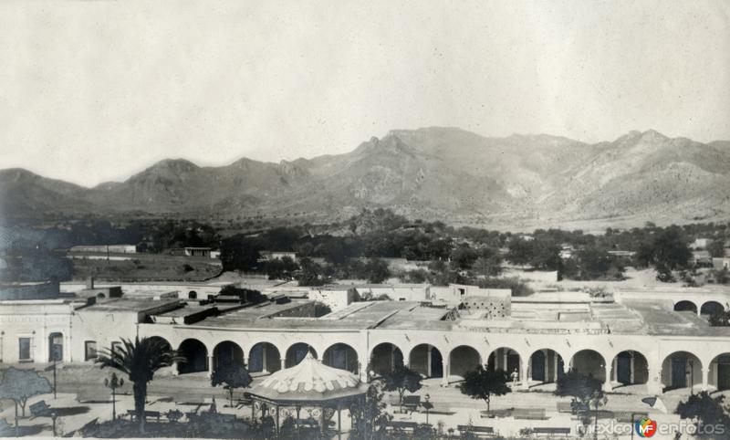 Fotos de Alamos, Sonora: Vista panorámica de Álamos (1908)