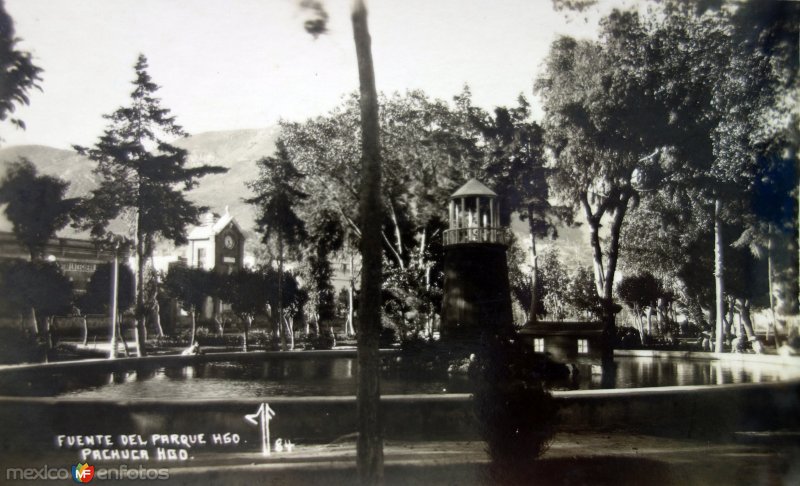 Fotos de Pachuca, Hidalgo: Fuente de el parque Hidalgo.