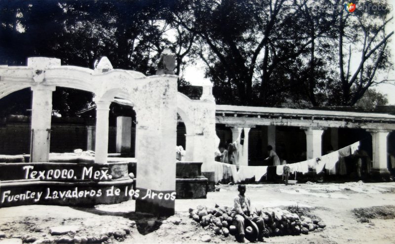 Fotos de Texcoco De Mora, México: Fuente y lavaderos de los Arcos.