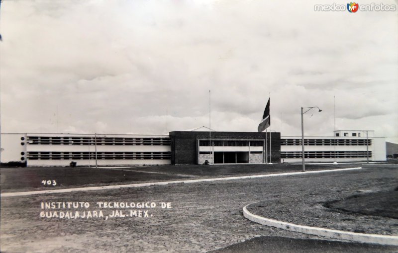 Fotos de Guadalajara, Jalisco: Instituto tecnologico ( Circulada el 4 de Junio de 1951 ).