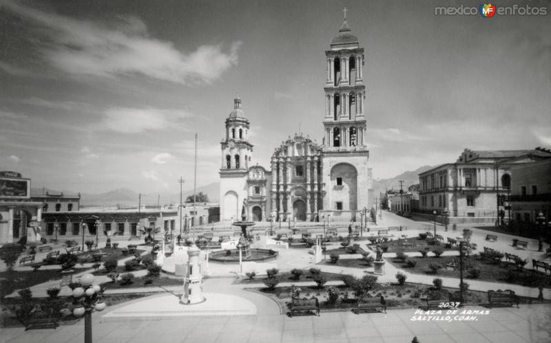 Fotos de Saltillo, Coahuila: Plaza de Armas y Catedral de Saltillo