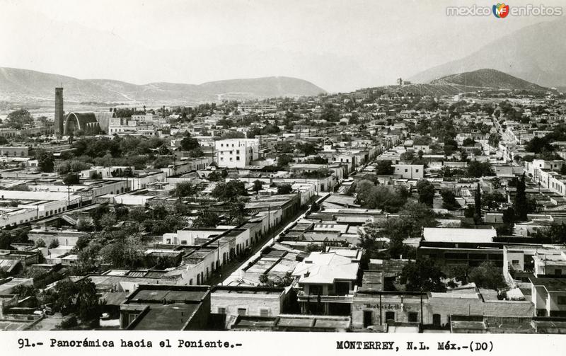 Fotos de Monterrey, Nuevo Leon: Vista panorámica hacia el poniente