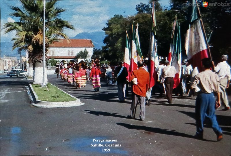 Fotos de Saltillo, Coahuila: Peregrinacion Saltillo, Coahuila 1959