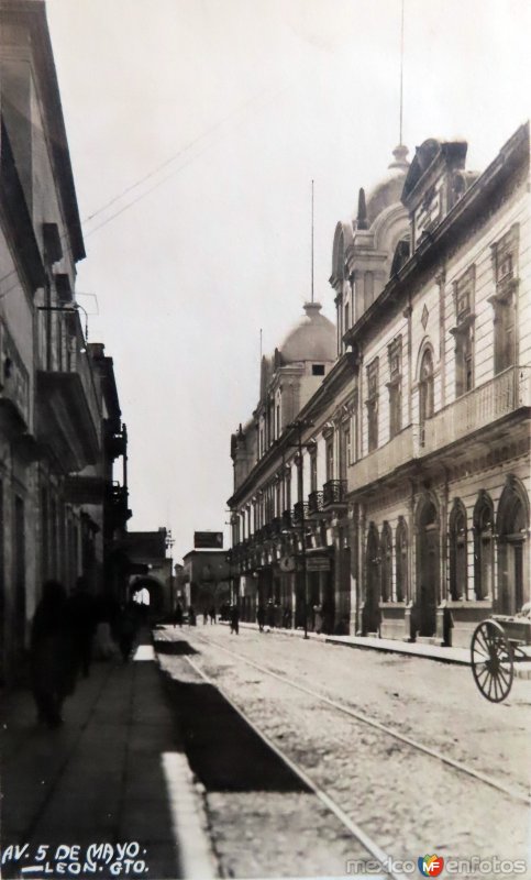 Fotos de León, Guanajuato: Avenida 5 de Mayo.