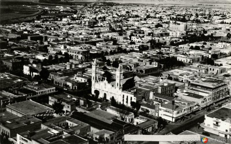 Fotos de Torreón, Coahuila: Vista aérea sobre el centro de Torreón