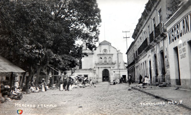 Fotos de Tenancingo, México: Mercado y templo.