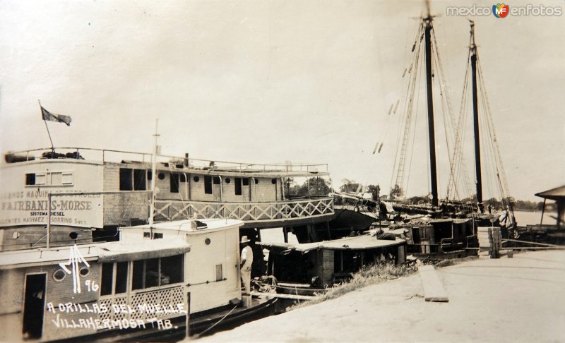 Fotos de Villahermosa, Tabasco: A orillas del muelle.