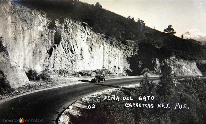 Fotos de Puebla, Puebla: Peña del Gato carretera Mexico-Puebla