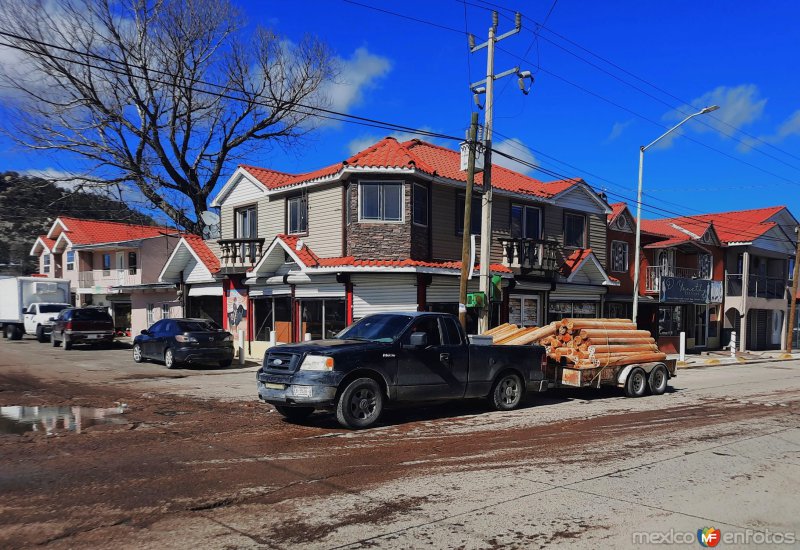 Fotos de San Juanito, Chihuahua: Transportando madera