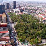 Vista aérea de la Alameda Central