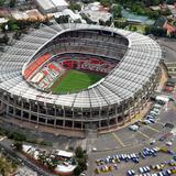 Vista aérea sobre el estadio Azteca