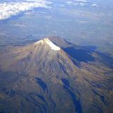 Vista aérea sobre el Pico de Orizaba