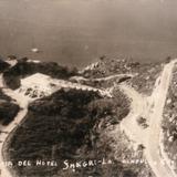 Vista aérea de la sección Costa Verde, sobre el Hotel Sangri-La