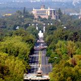 Castilo de Chapultepec desde el Angel