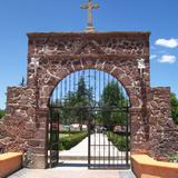 entrada al atrio de San Felipe Teotitlan