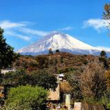 POPOCATEPETL DESDE UN PUEBLO ATLIXQUENSE