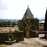 Una las capillas pozas en el atrio del Ex-convento de San Andrés Calpan, Puebla