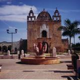 Parroquia en el centro de la ciudad de Ticul, Yucatán