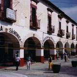 Portales en el centro de Atotonilco el Grande, Hidalgo