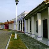 Típicos portales de la ciudad patrimonio de la humanidad UNESCO. Tlacotalpan, Veracruz