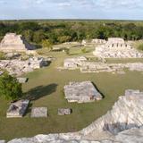Panorámica de la Zona Arqueológica de Mayapán