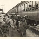 Una estación del ferrocarril