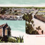 Vista panorámica de Querétaro y Capilla en el Cerro de las Camapanas