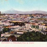 Vista panorámica de Puebla y Volcanes