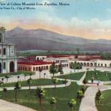 Plaza de Zapotlán y Volcán de Colima