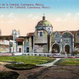Atrio de la catedral de Cuernavaca