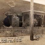 Casa destruída durante la Toma de Juárez por tropas villistas en 1911