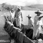 Pescadores en el Lago de Pátzcuaro