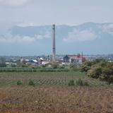 Vista de la ciudad e Ingenio azucarero de Zacatepec. Julio/2012