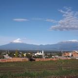 Popocatépetl e Iztacíhuatl desde Huactzinco. Julio/2012