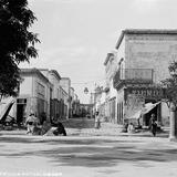 Calle en San Luis Potosí (por William Henry Jackson, c. 1888)