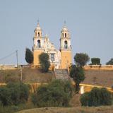 Templo de los Remedios sobre la pirámide de Cholula. Mayo/2013