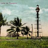 Faro en la barra de Tampico