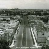 Vista panorámica desde el Ángel de la Independencia, hacia la Calle de Florencia