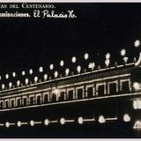 El Palacio Nacional de Mexico en La Celebracion del Centenario (1910)