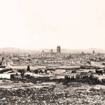 Puebla, vista panorámica, 1865