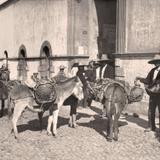 Chihuahua, lecheros en el mercado Reforma, 1880