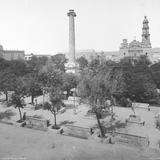 Catedral y Plaza de Armas (por William Henry Jackson, c. 1890)