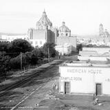 Vista panorámica de San Luis Potosí hacia la Iglesia del Carmen (por William Henry Jackson, c. 1888)