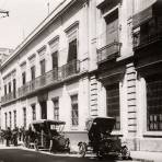 Casa de Porfirio Díaz, en la Calle Cadena (foto Miret, c. 1908)