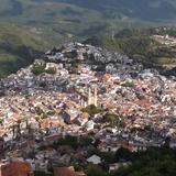 Panorámica de Taxco desde el mirador del Cristo. Julio/2014