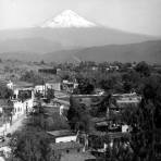 Vista del Popocatépetl desde Cuernavaca